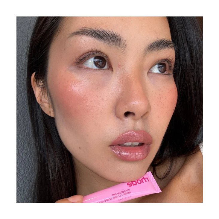 Rhode Peptide Lip Tint "Jelly Bean - Shimmery Sheer Baby Pink" — Aestus Supply | Authentic India