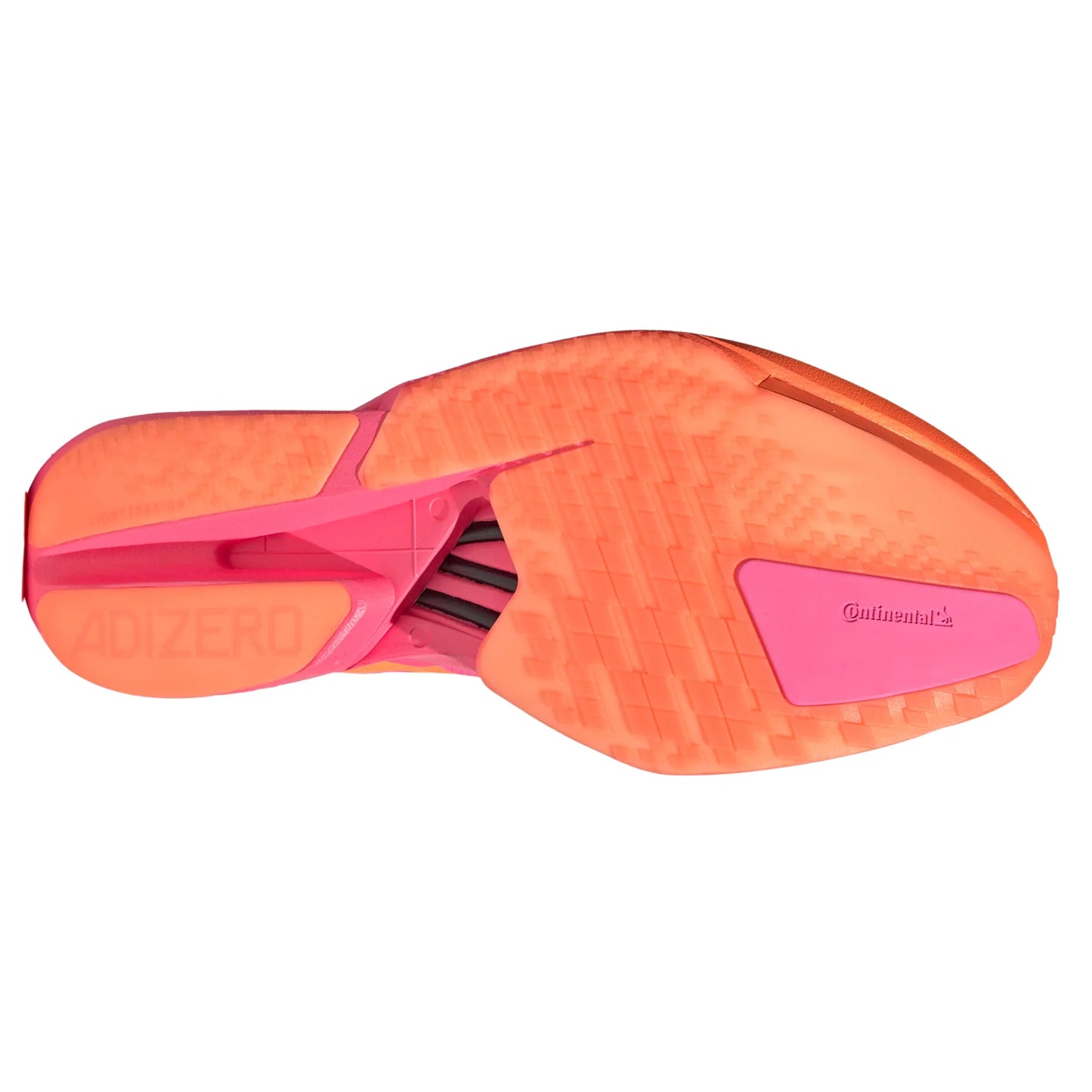 Adidas Mens Adizero Adios Pro 4 - Lucid Pink/Lucid Orange/Iron Metallic