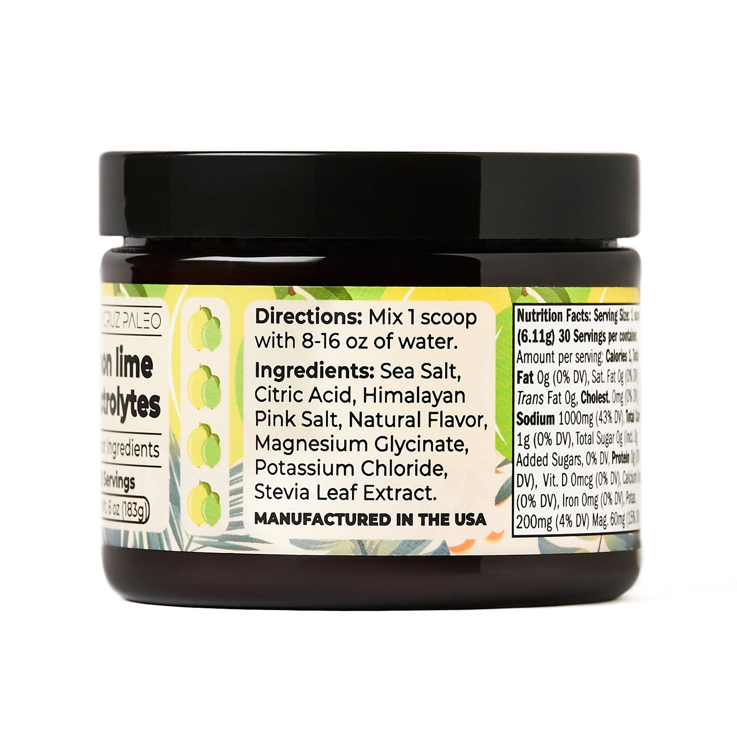 Lemon Lime Electrolyte Tub