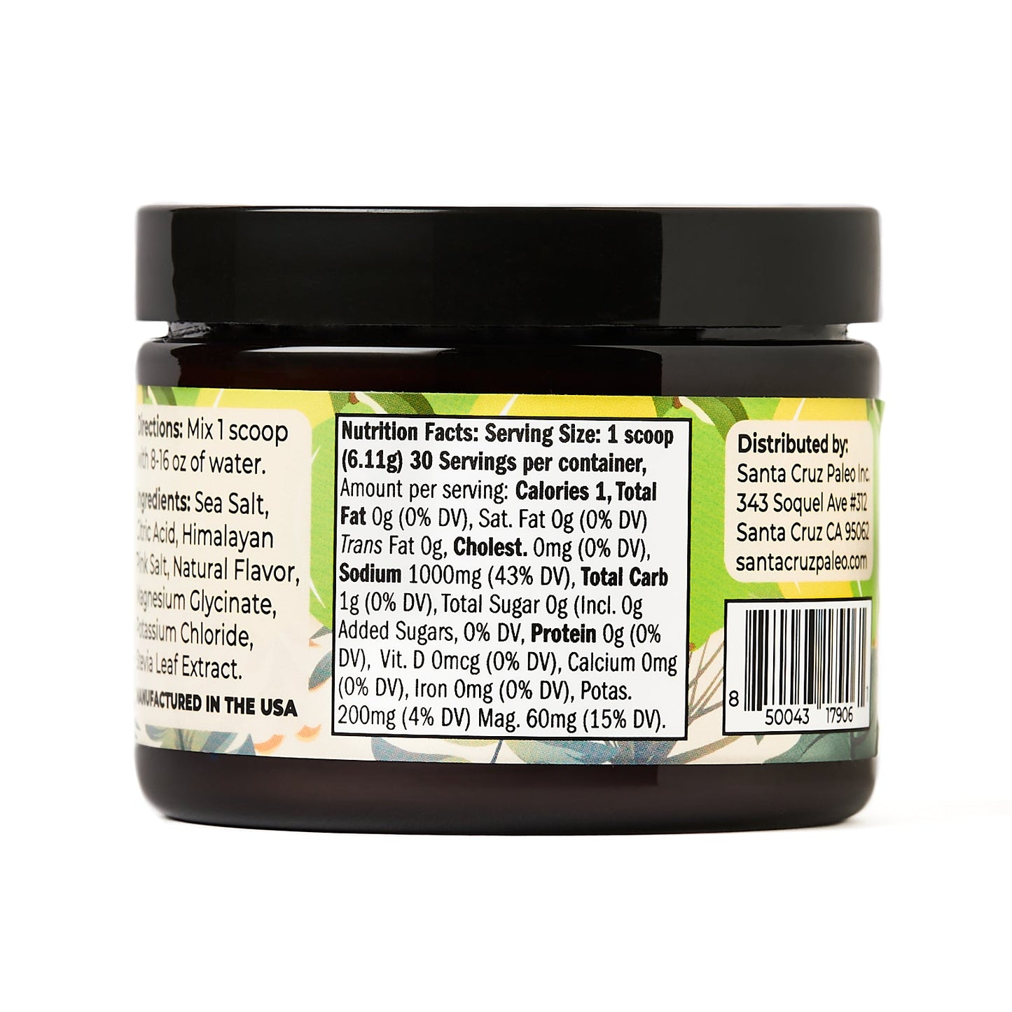 Lemon Lime Electrolyte Tub