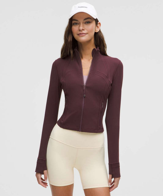 LULULEMON Define Cropped Jacket Nulu Goodnight Plum — LULULEMON | Authentic India