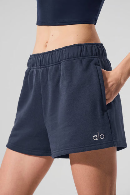 ALO Accolade Shorts Navy — ALO S | Authentic India