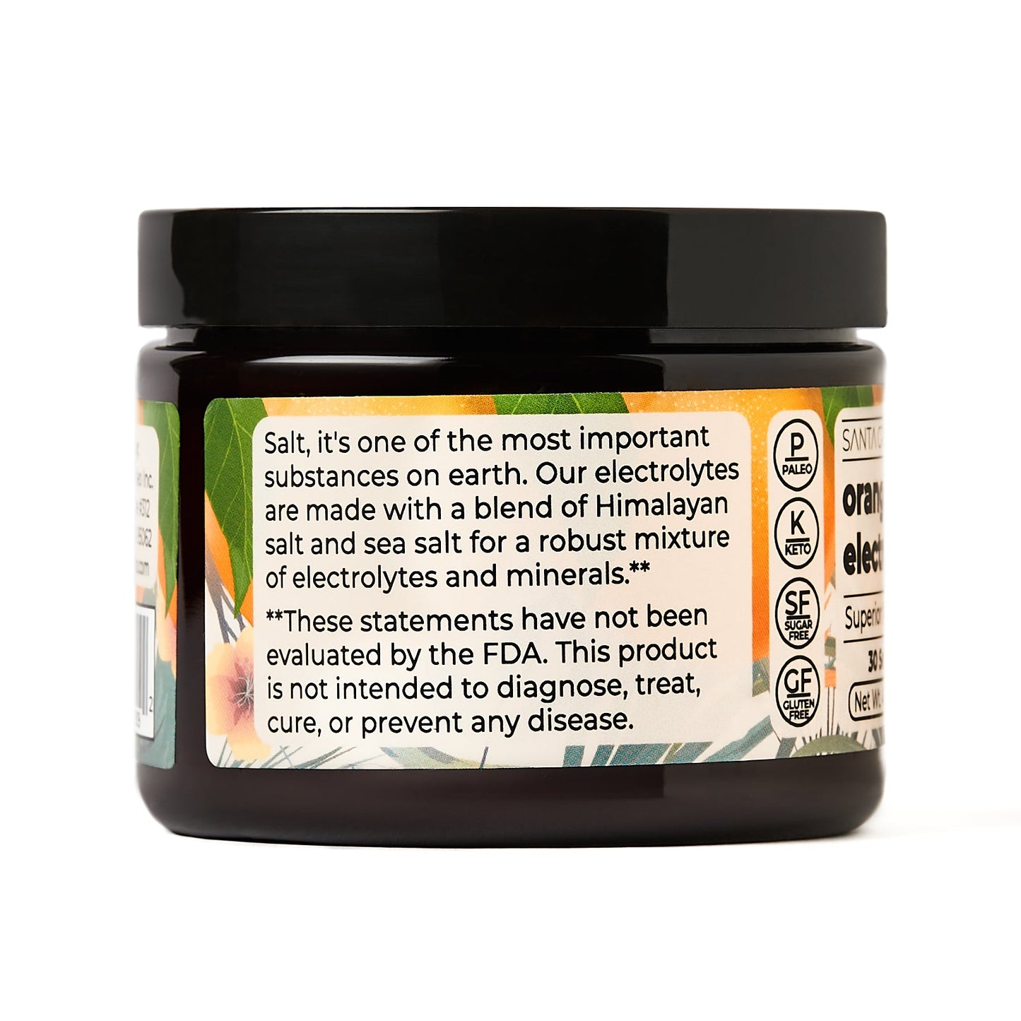 Orange Electrolyte Tub