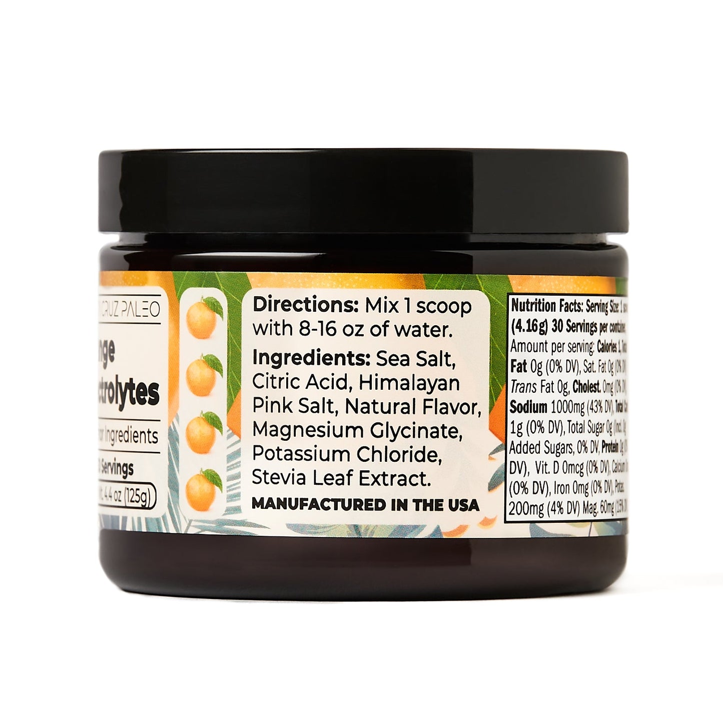 Orange Electrolyte Tub