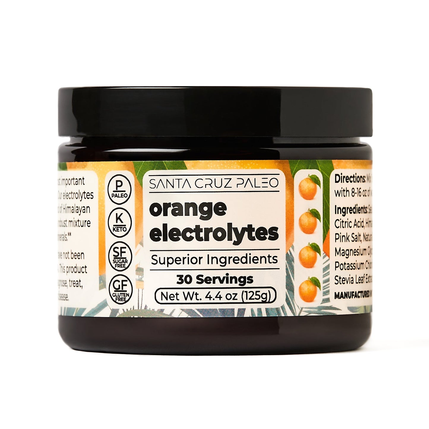 Santa Cruz Paleo Electrolyte Tub | All-Natural | Sodium Potassium Magnesium | Flavors | Hydration