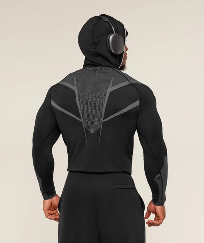 GYMSHARK Onyx V5 Hoodie Onyx black — GYMSHARK S | Authentic India