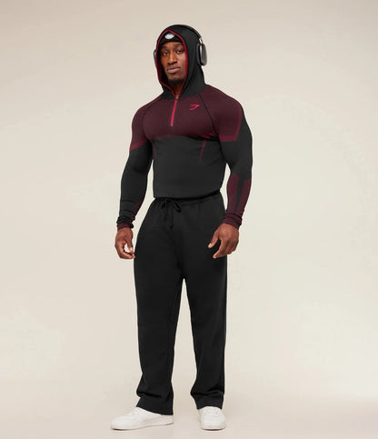 GYMSHARK Onyx V5 Hoodie Onyx Red — GYMSHARK S | Authentic India