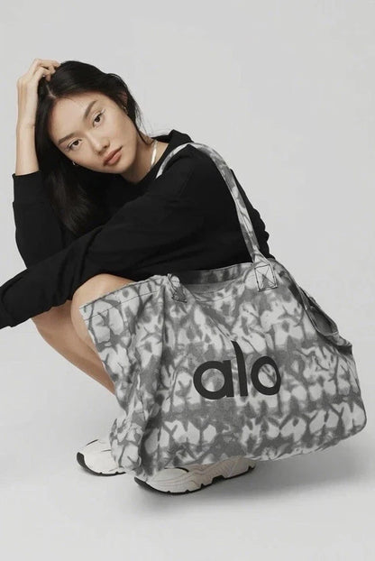 ALO Yoga Shopper Tote Grey — ALO S | Authentic India