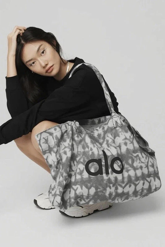 ALO Yoga Shopper Tote Grey — ALO S | Authentic India