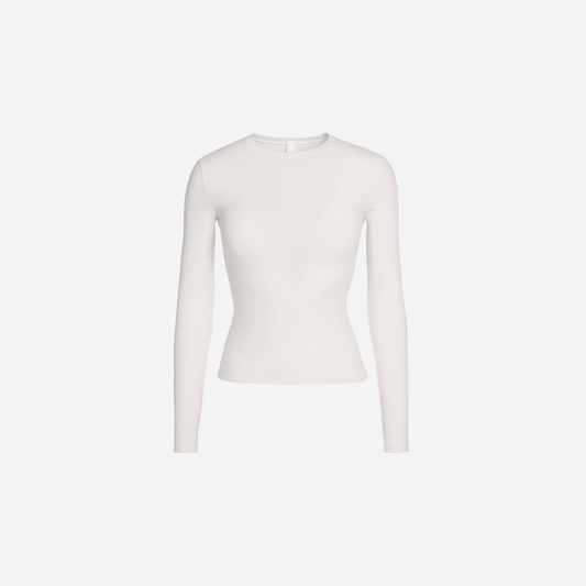 Skims Long Sleeve T-shirt Cotton Jersey - AESTUS SUPPLY