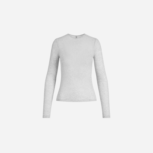 Skims Long Sleeve T-Shirt Sheer Cotton - AESTUS SUPPLY