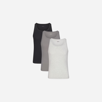 Skims Mens Rib Tank 3 - Pack - AESTUS SUPPLY