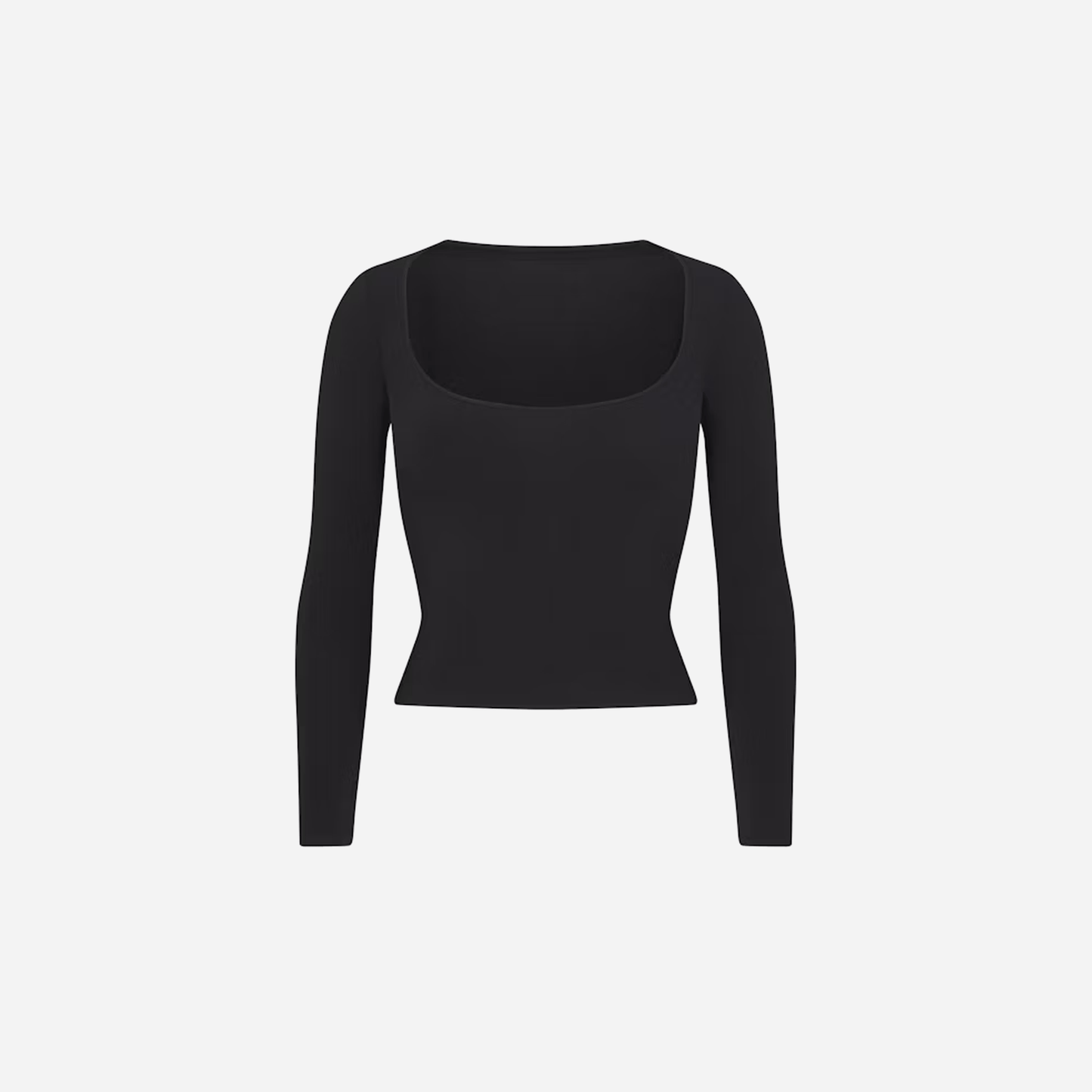 Skims Scoop Neck Long Sleeve Top Cotton Jersey - AESTUS SUPPLY