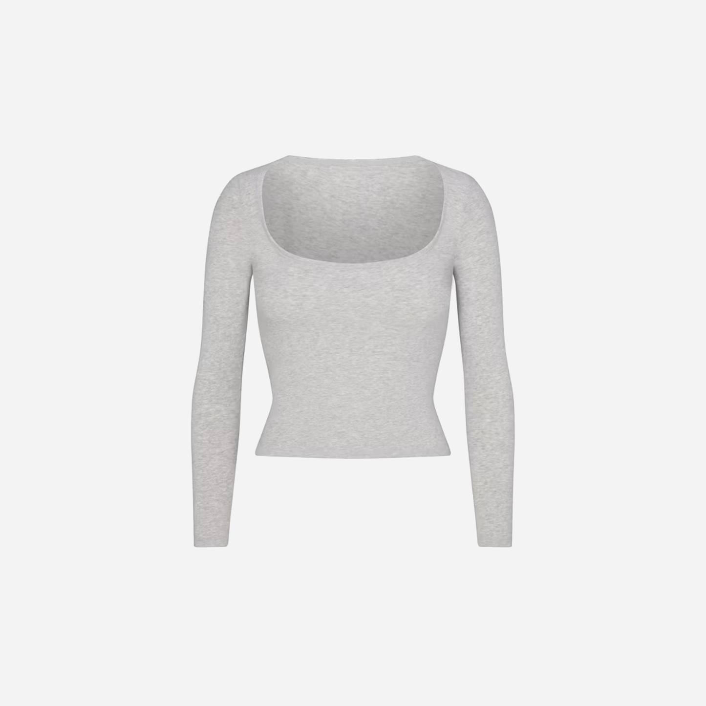 Skims Scoop Neck Long Sleeve Top Cotton Jersey - AESTUS SUPPLY