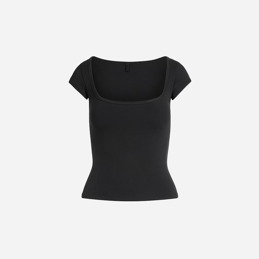 Skims Scoop Neck T-Shirt Cotton Jersey - AESTUS SUPPLY