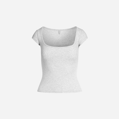 Skims Scoop Neck T-Shirt Cotton Jersey - AESTUS SUPPLY
