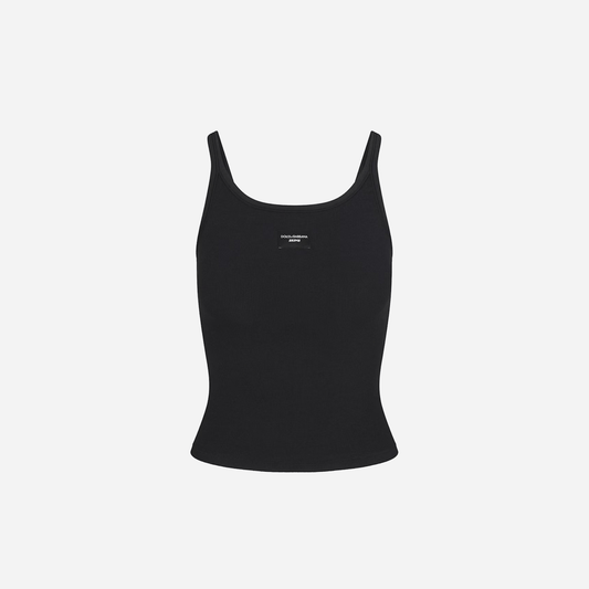 SKIMS x Dolce&Gabbana Cotton Rib Scoop Tank - AESTUS SUPPLY