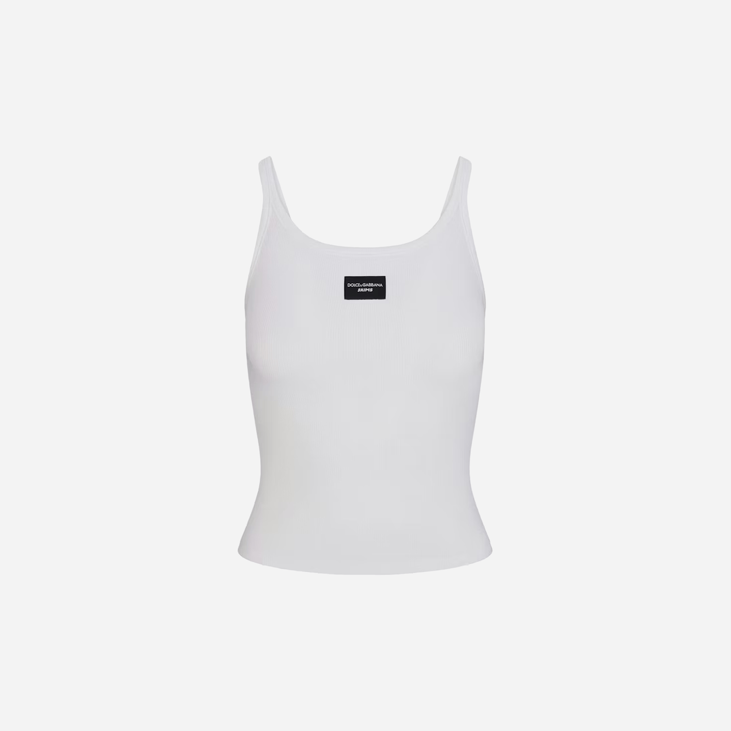 SKIMS x Dolce&Gabbana Cotton Rib Scoop Tank - AESTUS SUPPLY