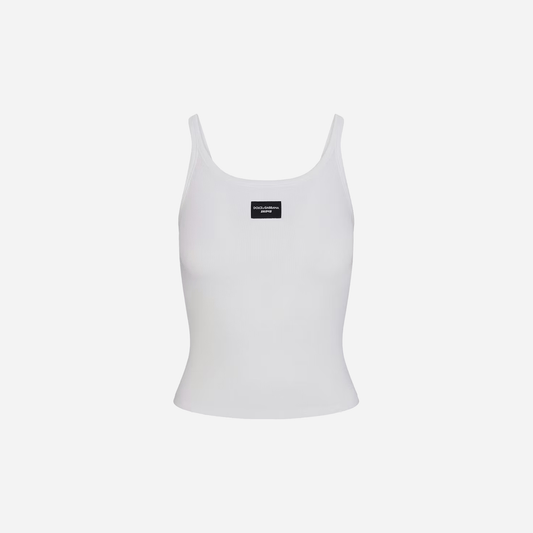 SKIMS x Dolce&Gabbana Cotton Rib Scoop Tank - AESTUS SUPPLY