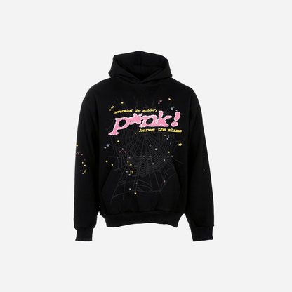 Sp5der P*NK Hoodie Black - AESTUS SUPPLY