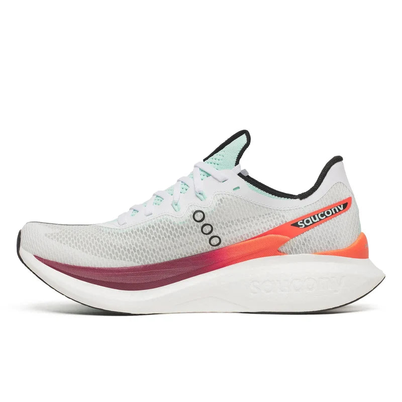 SAUCONY Endorphin Pro 5 White | Crimson