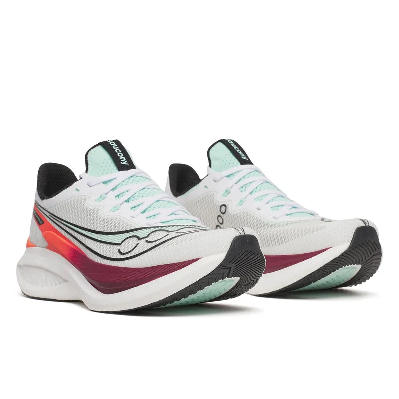 SAUCONY Endorphin Pro 5 White | Crimson