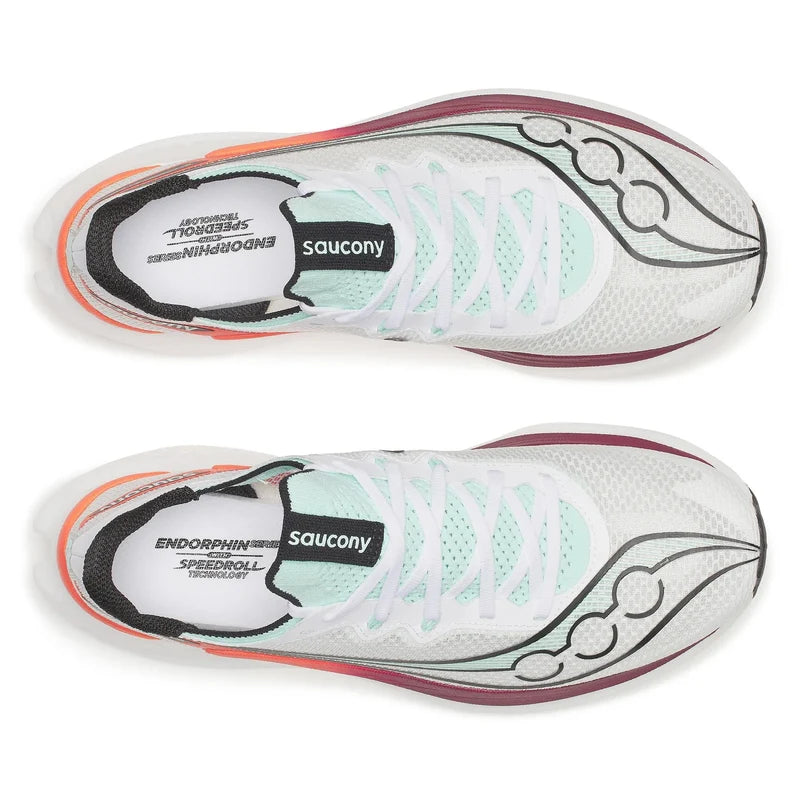 SAUCONY Endorphin Pro 5 White | Crimson