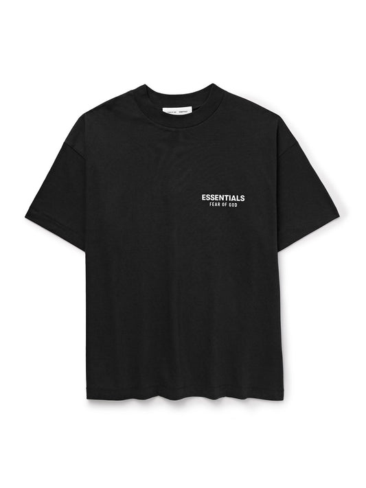 Fear Of God Essentials Jet Black T-shirt (Ss25)