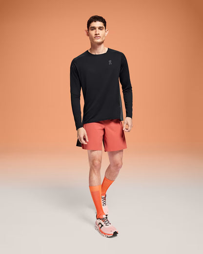 ON Performance Long-T Black | Eclipse — ON CLOTHING | Authentic India